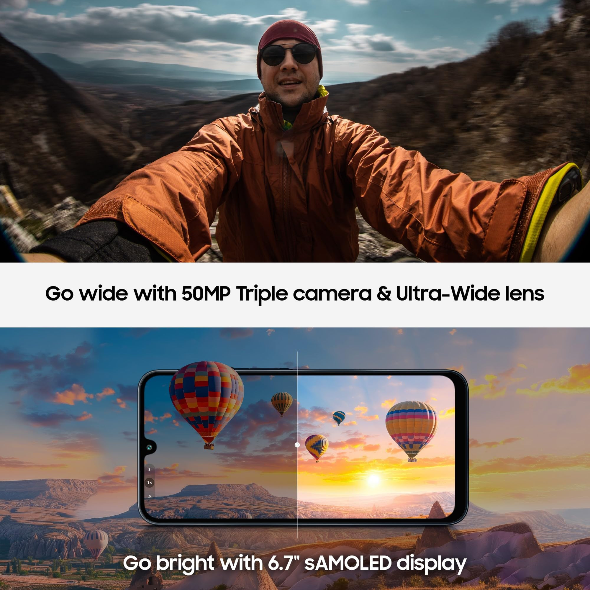 Samsung Galaxy A16 5G Blue Black 8GB RAM 256GB Storage  Super AMOLED  50MP Triple Camera with Ultra Wide Lens  6 OS  6 Years Security Updates  IP54  Tap  Pay  5000mAh