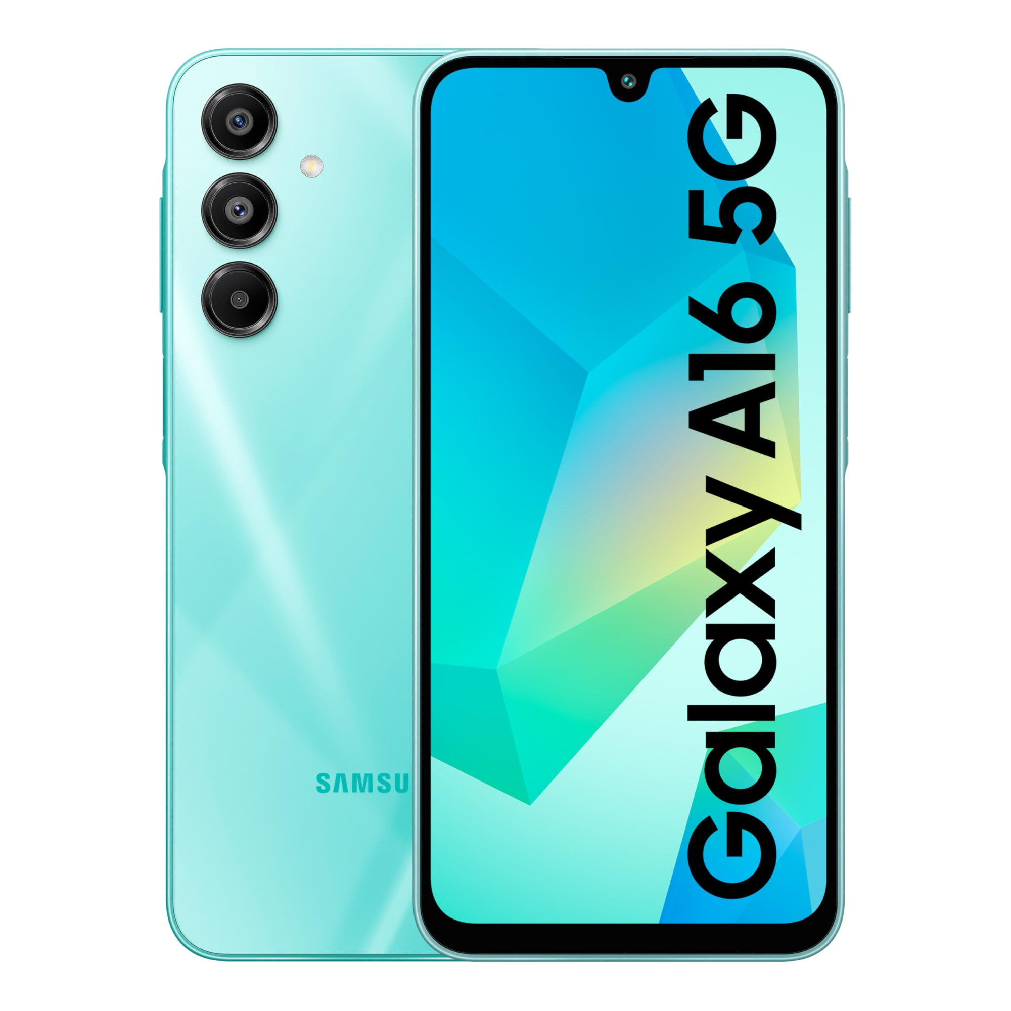 Samsung Galaxy A16 5G Light Green 6GB RAM 128GB Storage Super AMOLED 50MP Triple Camera with Ultra Wide Lens 6 OS 6 Years Security Updates IP54 Tap Pay 5000mAh