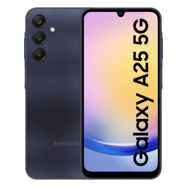 Image of Samsung Galaxy A25 5G (Blue Black, 8GB, 256GB Storage) | 50 MP Main Camera | Android 14 with One UI 6.0 | 16GB Expandable RAM | Exynos 1280 | 5000 mAh Battery