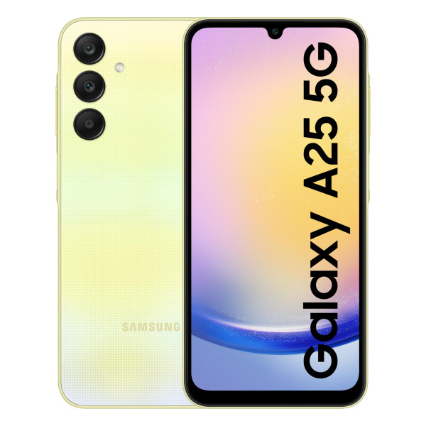 Image of Samsung Galaxy A25 5G (Yellow, 8GB, 256GB Storage) | 50 MP Main Camera | Android 14 with One UI 6.0 | 16GB Expandable RAM | Exynos 1280 | 5000 mAh Battery