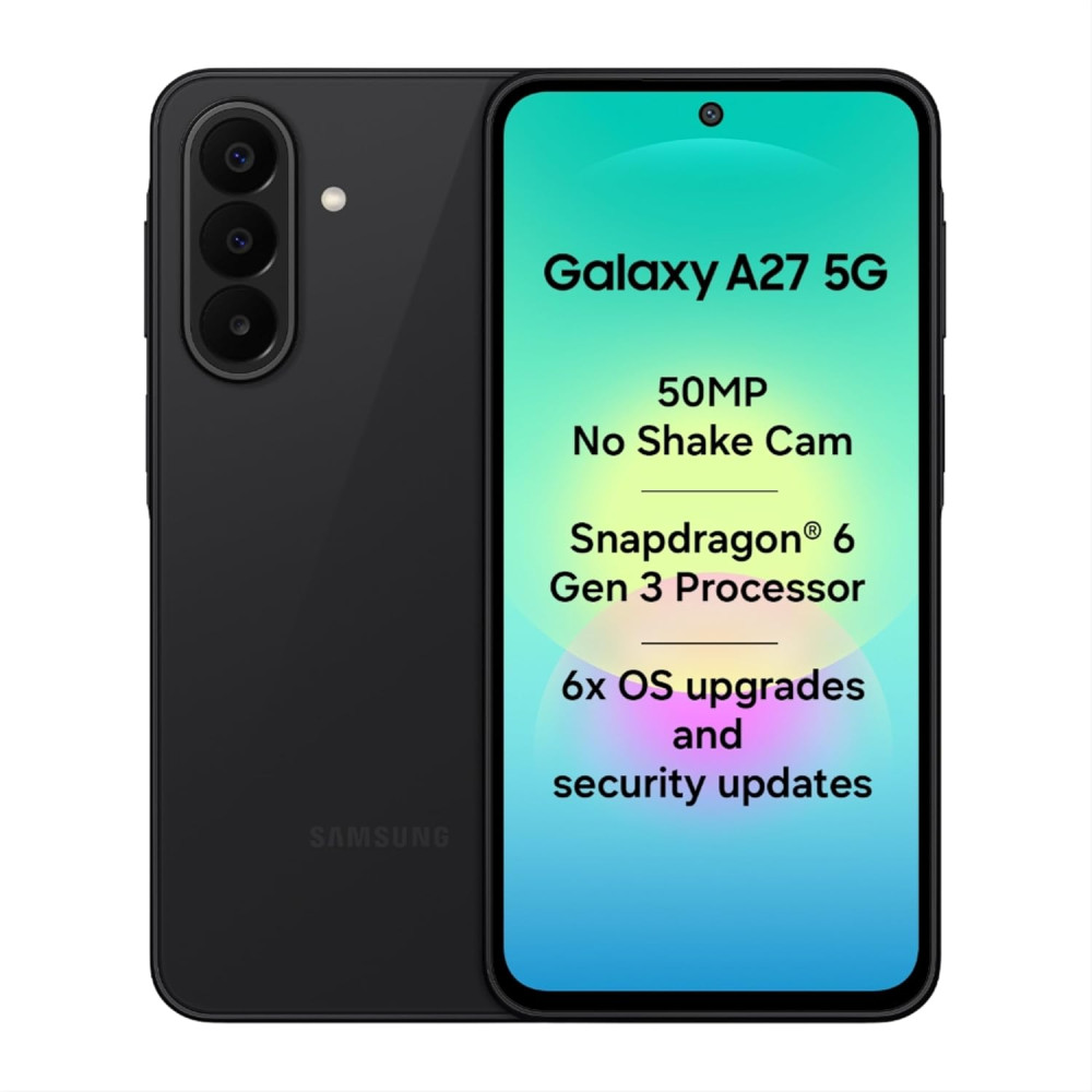 Image of Samsung Galaxy A27 5G (Black, 6GB RAM, 128GB Storage)