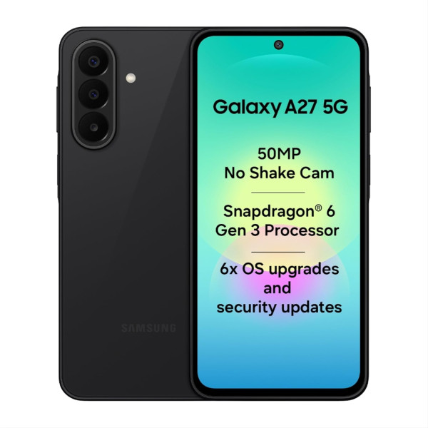 Image of Samsung Galaxy A27 5G (Black, 6GB RAM, 128GB Storage)