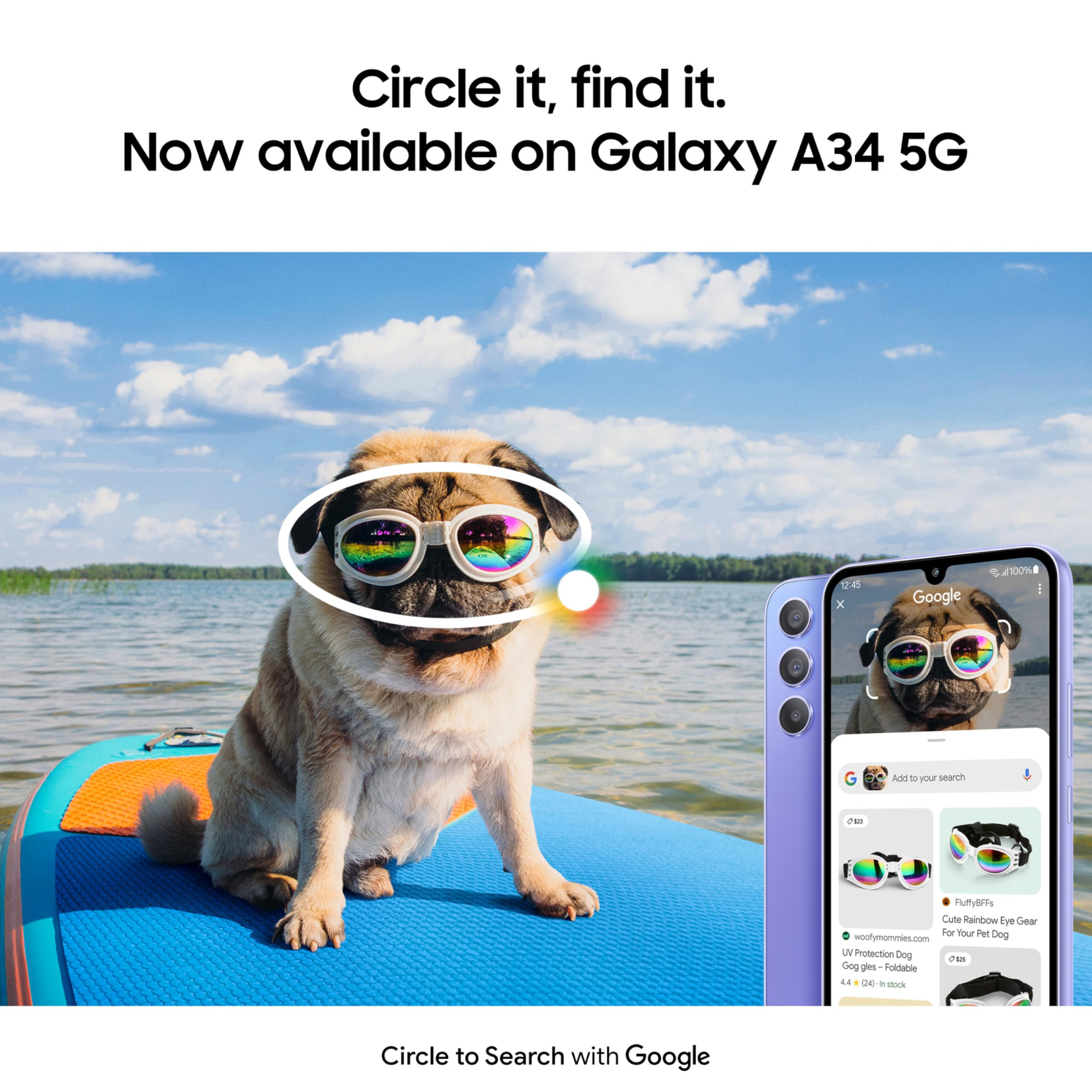 Samsung Galaxy A34 5G Awesome Silver 8GB 128GB Storage 48 MP No Shake Cam OIS IP67 Gorilla Glass 5 Voice Focus Without Charger