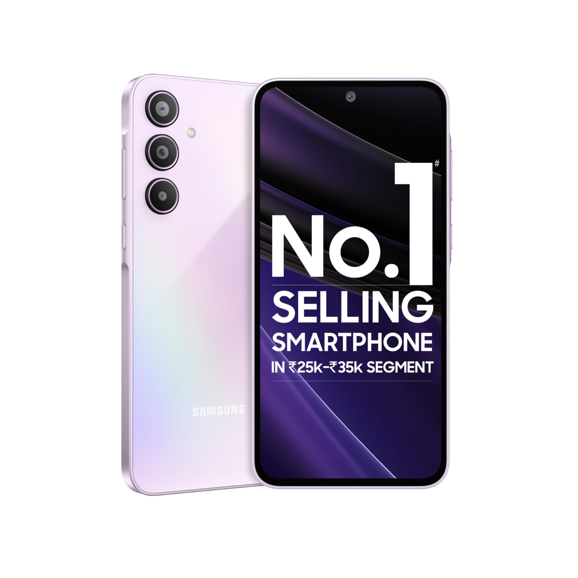 Samsung Galaxy A35 5G Awesome Lilac 8GB RAM 256GB Storage Premium Glass Back 50 MP Main Camera OIS Nightography IP67 Corning Gorilla Glass Victus sAMOLED with Vision Booster