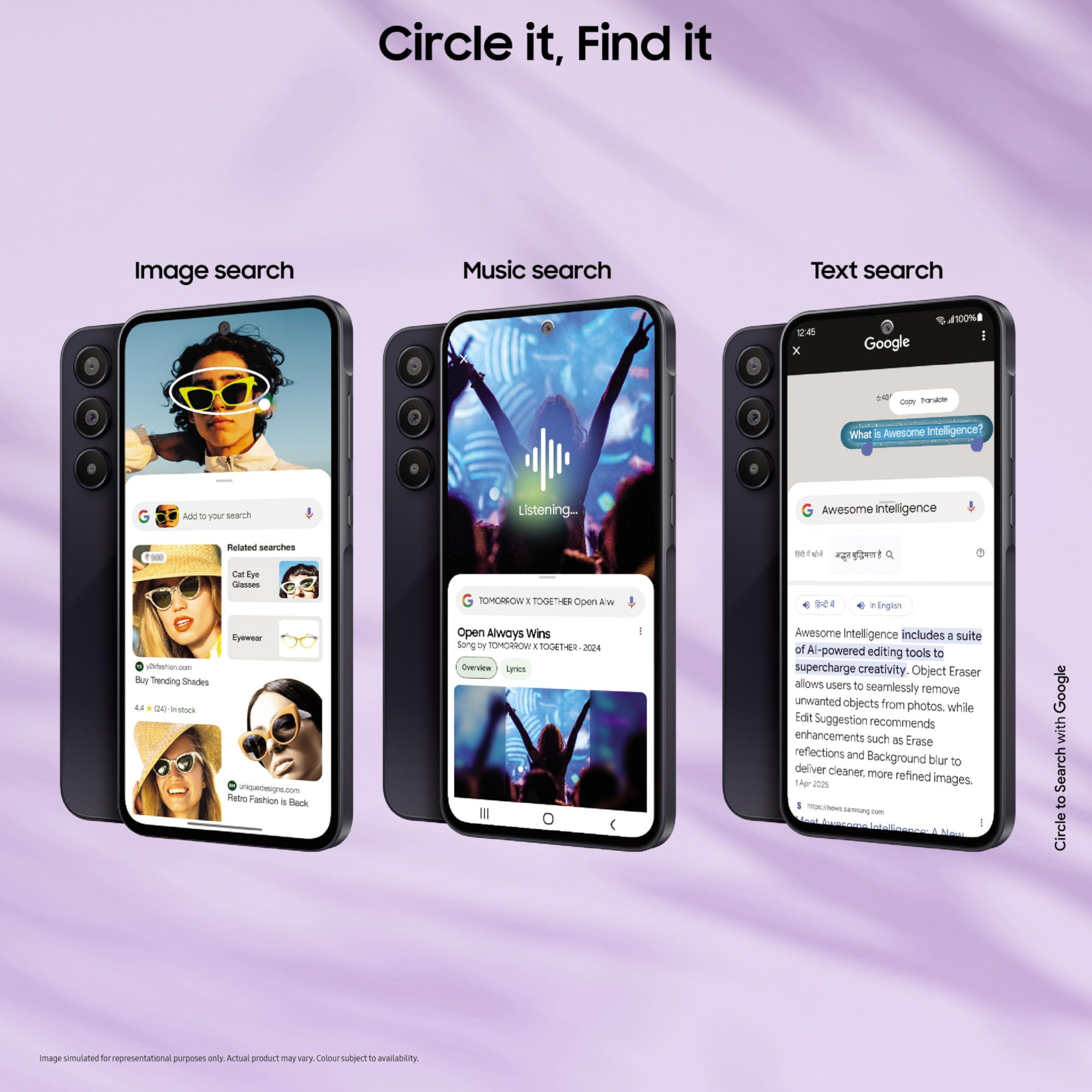 Samsung Galaxy A35 5G Awesome Navy 8GB RAM 128GB Storage Premium Glass Back 50 MP Main Camera OIS Nightography IP67 Corning Gorilla Glass Victus sAMOLED with Vision Booster