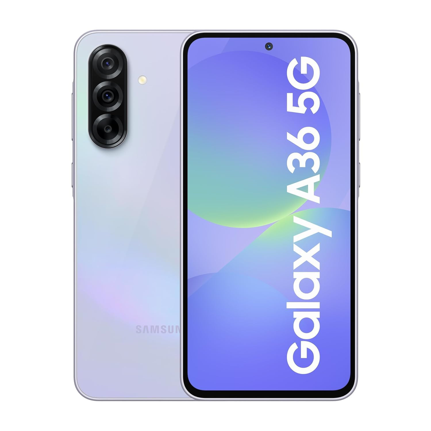 Samsung Galaxy A36 5G Awesome Lavender 8GB 256GB Gemini Live Awesome Intelligence AI Circle to Search My Filter Object Eraser 4nm Snapdragon Processor Flagship Grade Camera