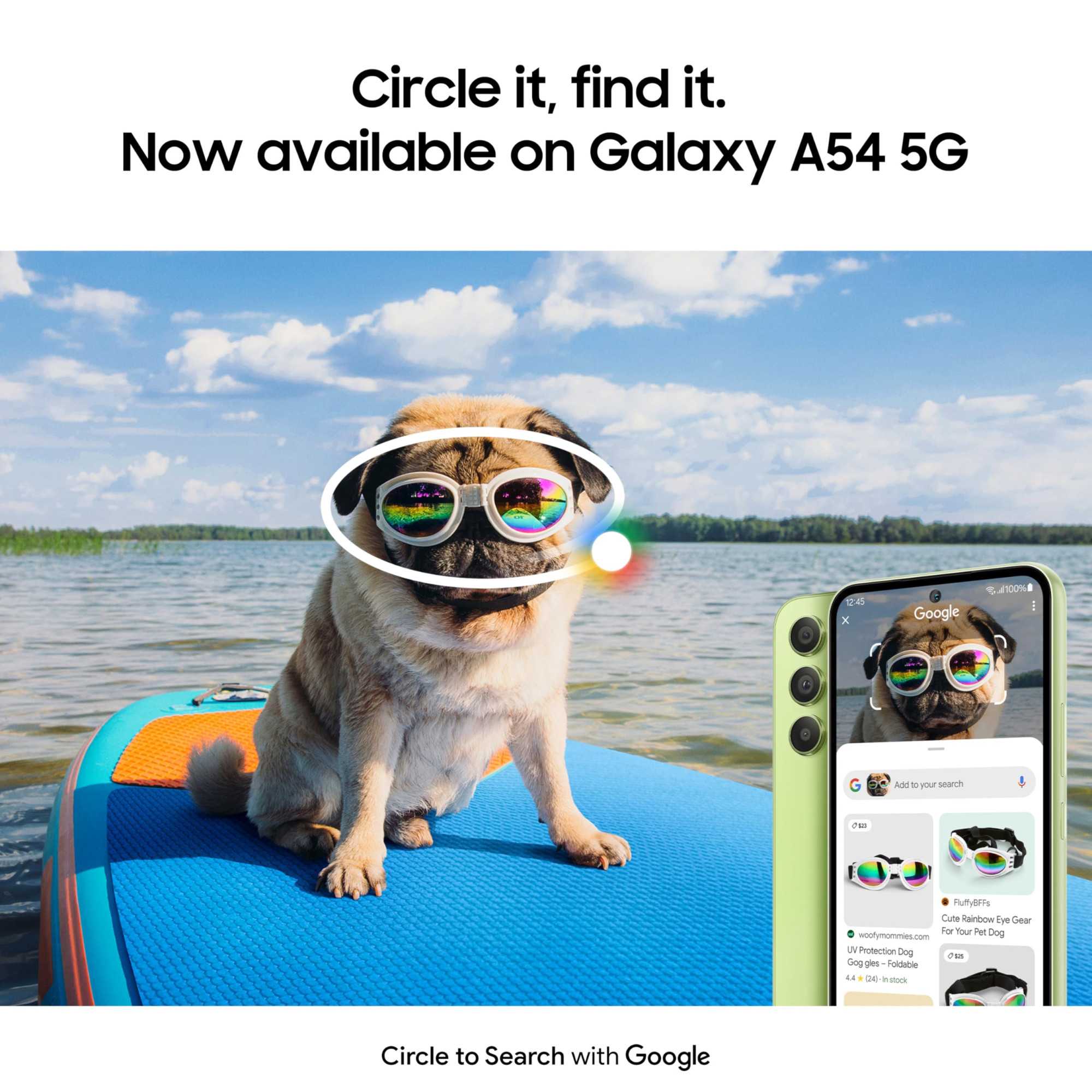 Samsung Galaxy A54 5G Awesome Graphite 8GB 128GB Storage 50 MP No Shake Cam OIS IP67 Gorilla Glass 5 Voice Focus Without Charger