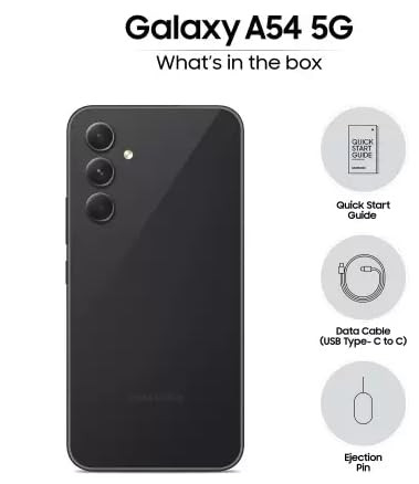 Samsung Galaxy A54 5G Awesome Graphite 8GB 256GB Storage Without Offer