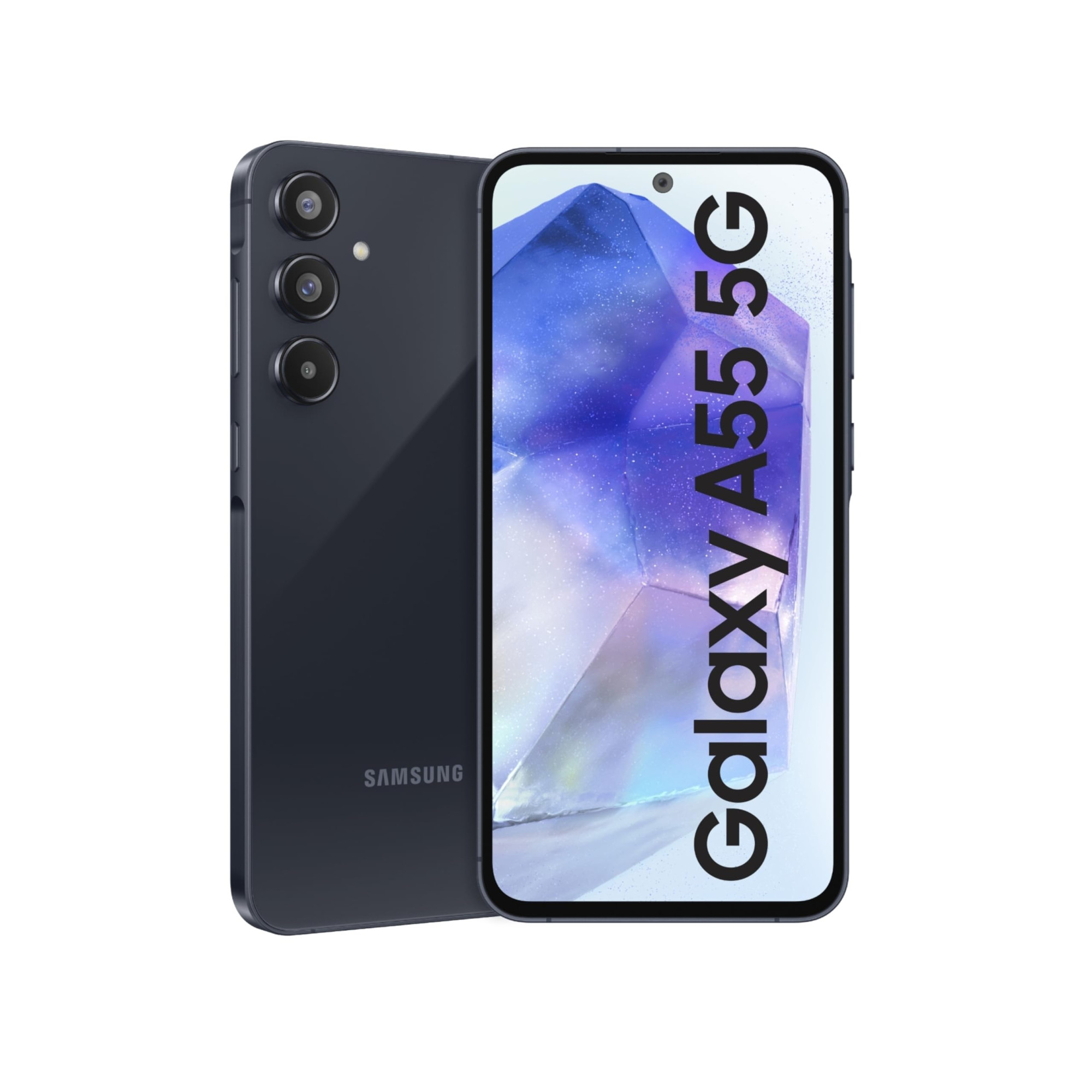 Samsung Galaxy A55 5G Awesome Navy 8GB RAM 256GB Storage AI Metal Frame 50 MP Main Camera OIS Super HDR Video Nightography IP67 Corning Gorilla Glass Victus sAMOLED Display