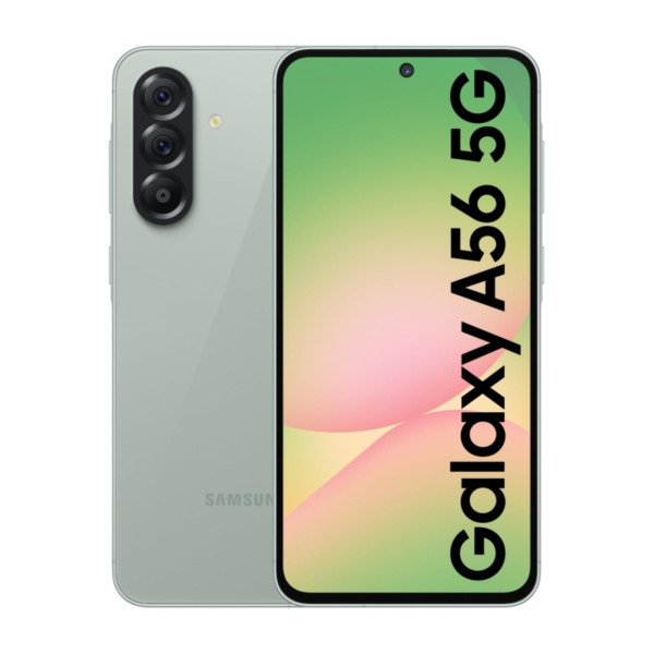 Image of Samsung Galaxy A56 5G (Awesome Olive, 8GB, 128GB) | Metal Frame | Gemini Live | Awesome Intelligence (AI): Circle to Search, Instant Slo-Mo, Auto-Trim, Object Eraser | Flagship Grade Camera