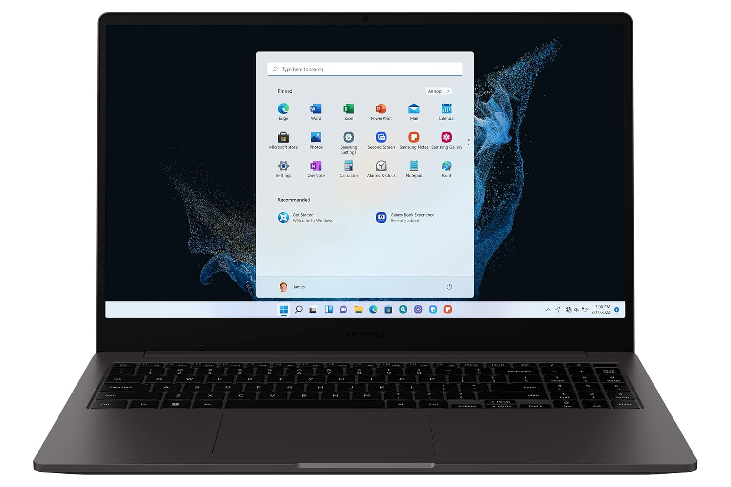 Samsung Galaxy Book2 NP550 Intel 12th Gen core i5 396cm 156 FHD Thin Light Laptop 8 GB512 GBWindows 11MS OfficeBacklit KeyboardFinger Print ReaderGraphite18Kg NP550XED-KA1IN