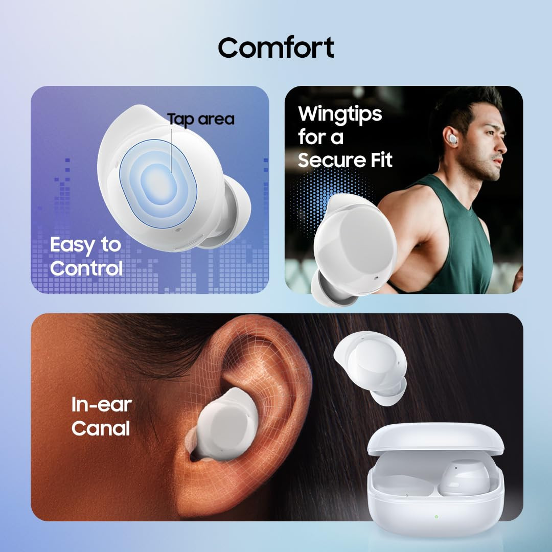 Samsung Galaxy Buds Core Black with Galaxy AI Powerful Active Noise Cancellation Enriched Bass IP54