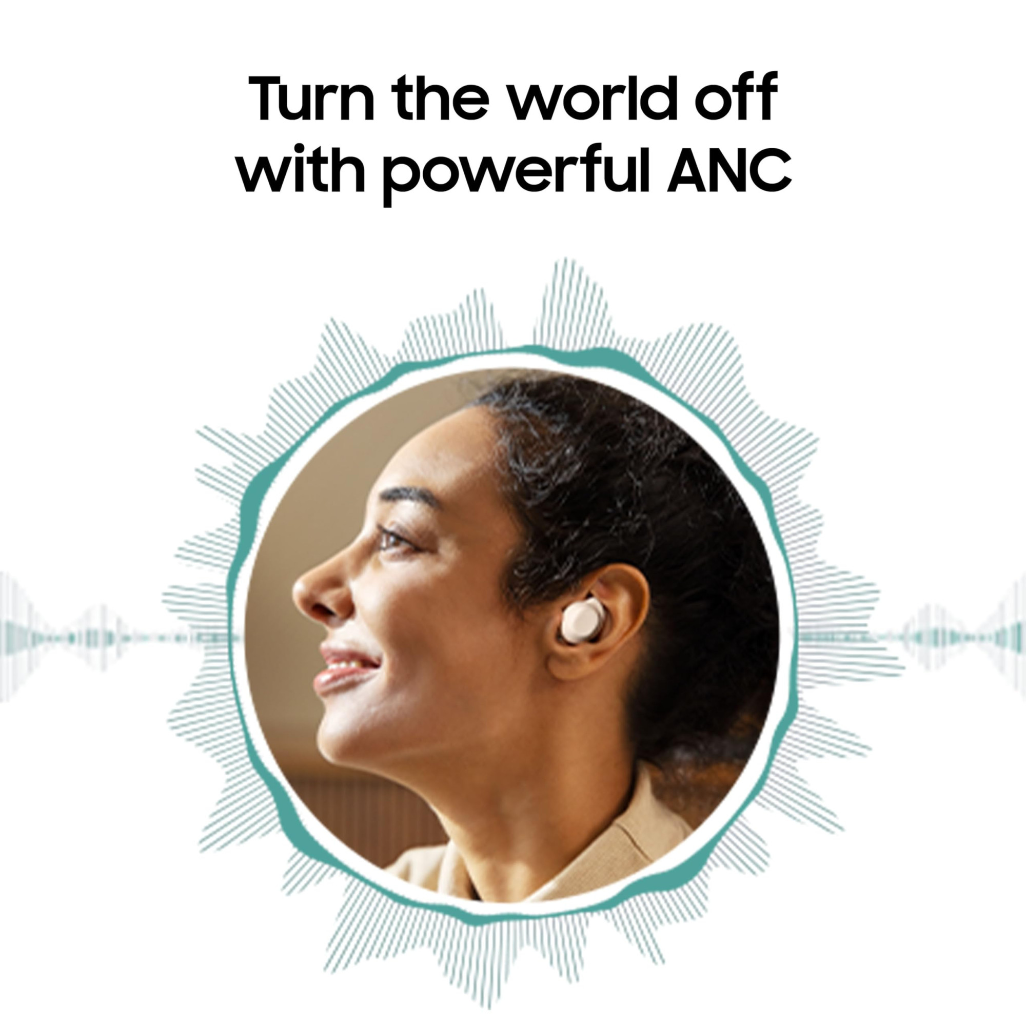 Samsung Galaxy Buds FE Graphite Powerful Active Noise Cancellation Enriched Bass Sound Ergonomic Design 30-Hour Battery Life