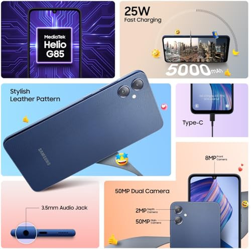 Samsung Galaxy F05 Twilight Blue 64 GB 4 GB RAM