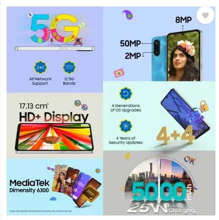 Samsung Galaxy F06 5G Bahama Blue 4GB 128GB