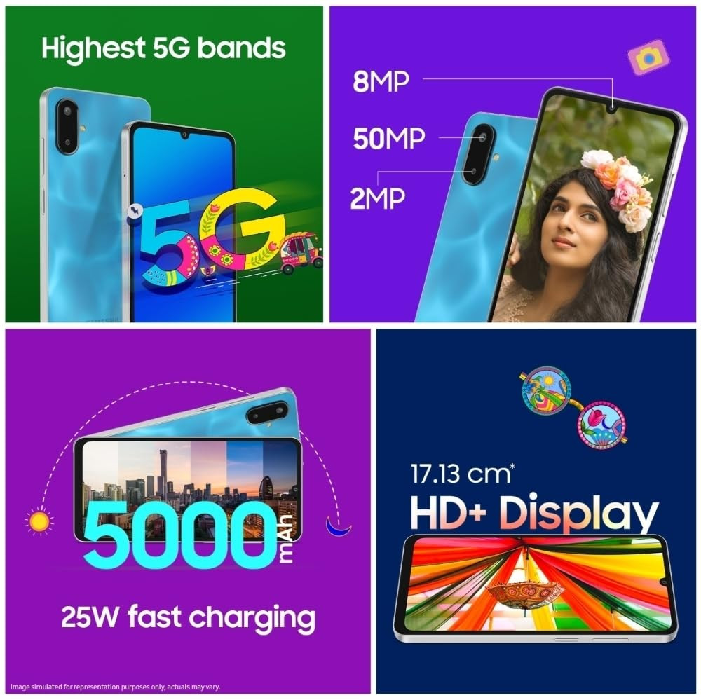 Samsung Galaxy F06 5G Lit Violet 64 GB 4 GB RAM