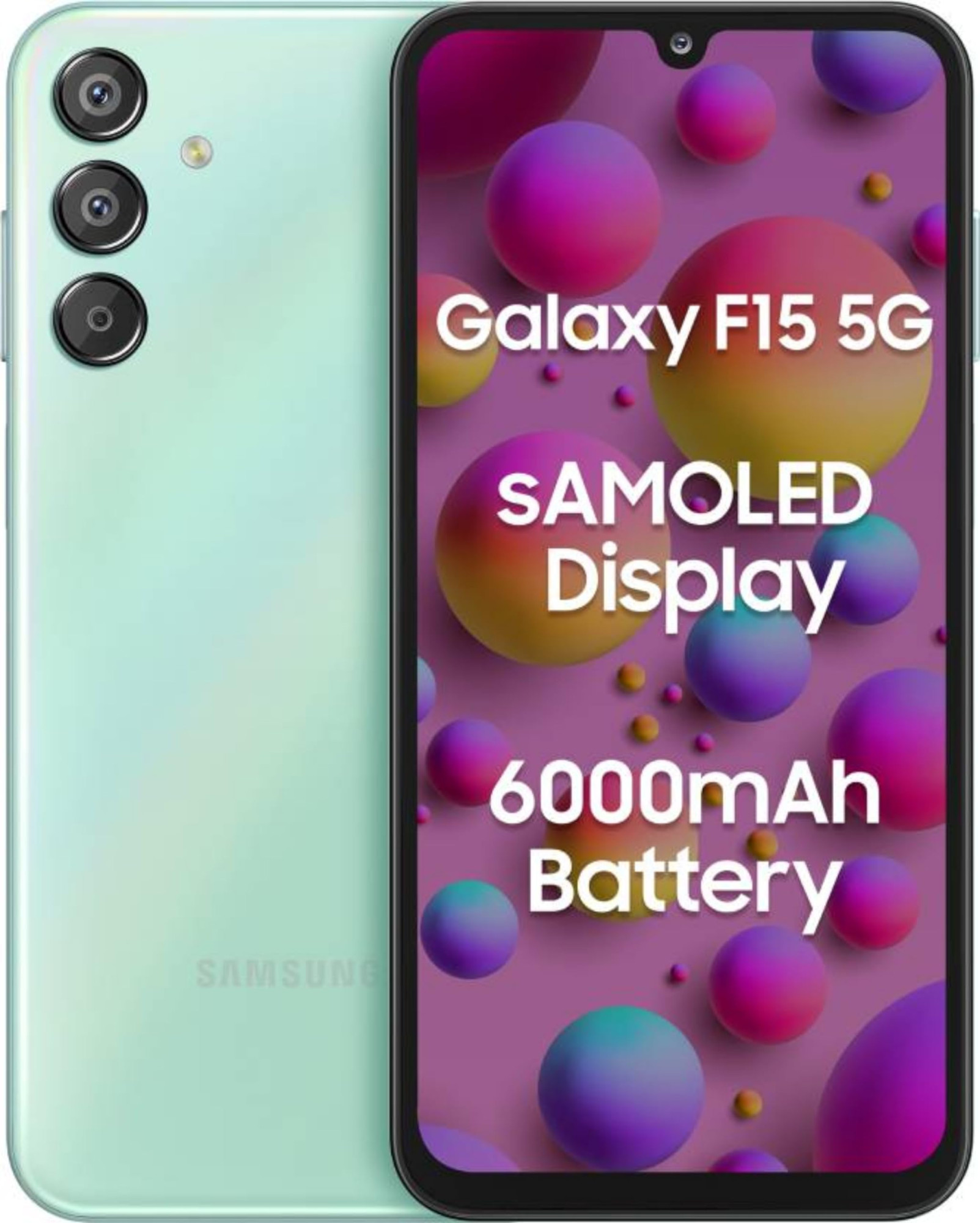 Samsung Galaxy F15 5G Jazzy Green 4GB RAM 128 GB Storage