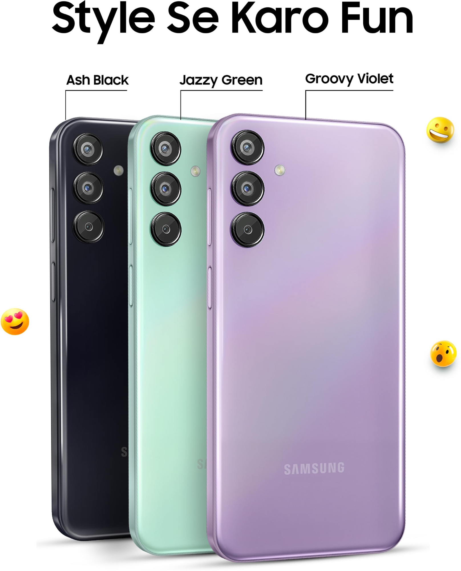 Samsung Galaxy F15 5G Jazzy Green 6GB RAM 128 GB Storage