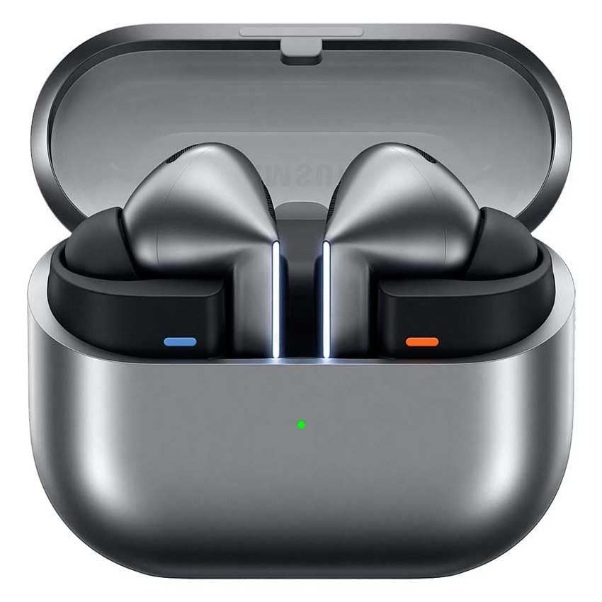 Samsung Galaxy in Ear Wireless Earbuds 3 Pro Silver with Galaxy Ai Adaptive ANC Real-Time Interpreter 24-Bit Hi-Fi Audio Up to 37H Battery Ip57