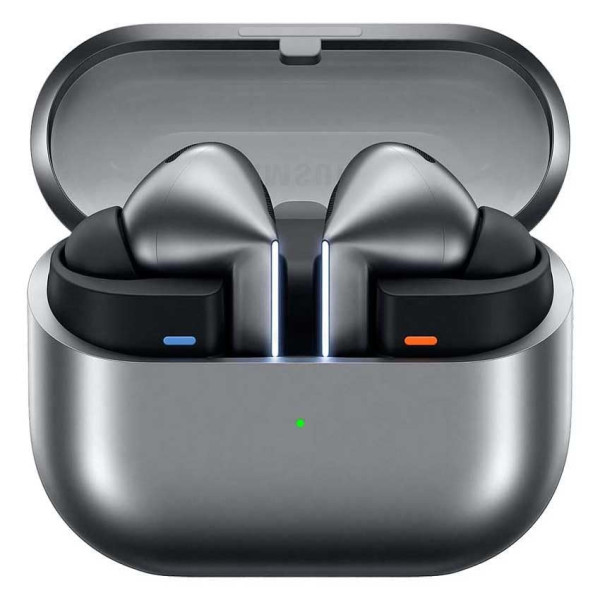 Image of Samsung Galaxy in Ear Wireless Earbuds 3 Pro (Silver) with Galaxy Ai | Adaptive ANC | Real-Time Interpreter | 24-Bit Hi-Fi Audio | Up to 37H Battery | Ip57