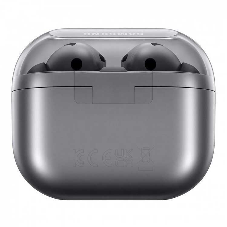 Samsung Galaxy in Ear Wireless Earbuds 3 Pro Silver with Galaxy Ai Adaptive ANC Real-Time Interpreter 24-Bit Hi-Fi Audio Up to 37H Battery Ip57
