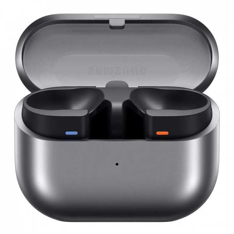 Samsung Galaxy in Ear Wireless Earbuds 3 Pro Silver with Galaxy Ai Adaptive ANC Real-Time Interpreter 24-Bit Hi-Fi Audio Up to 37H Battery Ip57