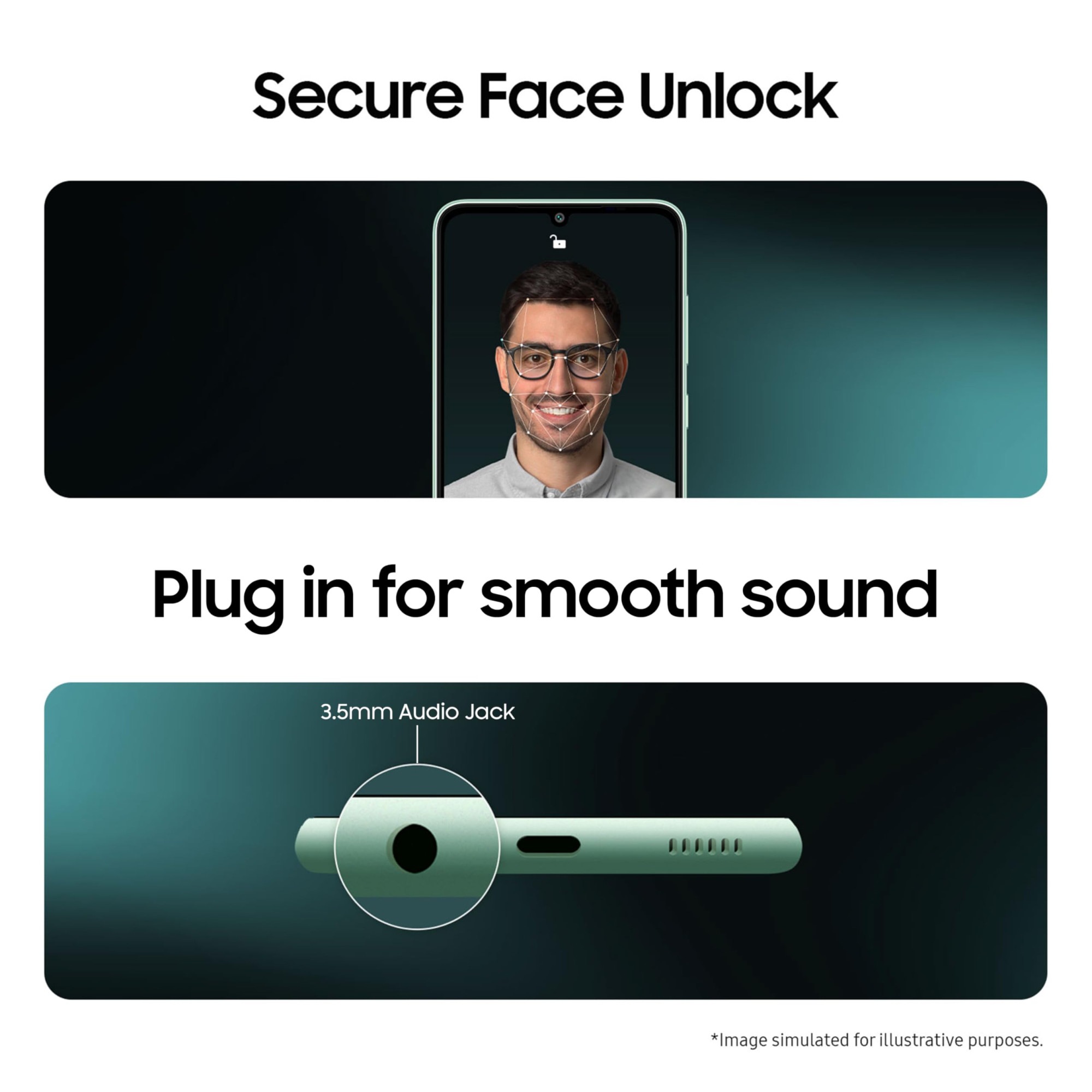 Samsung Galaxy M05 Mint Green 4GB RAM 64 GB Storage 50MP Dual Camera Bigger 67 HD Display 5000mAh Battery 25W Fast Charging 2 Gen OS Upgrade 4 Year Security Update Without Charger