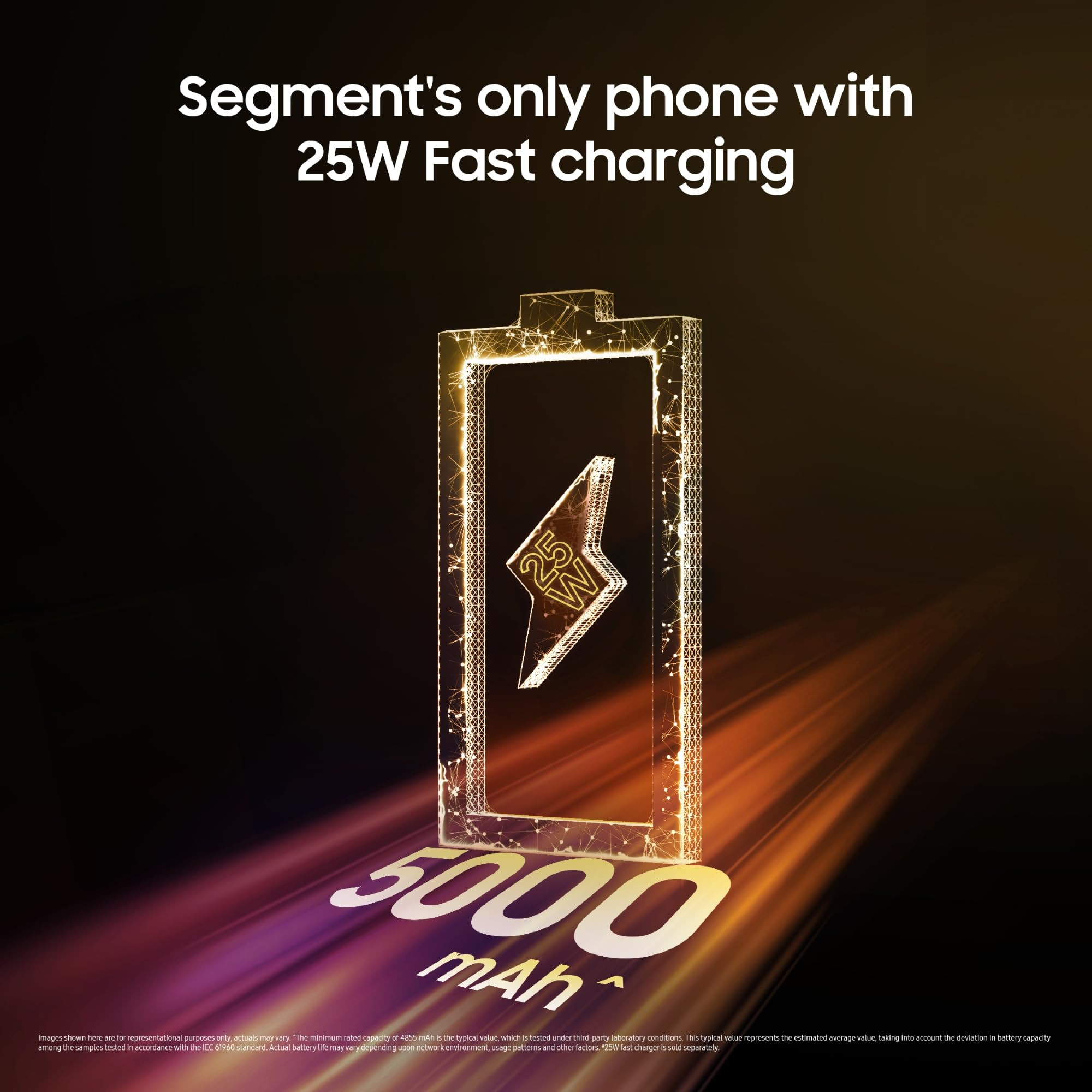 Samsung Galaxy M06 5G Blazing Black 4GB RAM 128 GB Storage MediaTek Dimensity 6300 AnTuTu Score 422K 12 5G Bands 25W Fast Charging 4 Gen of OS Upgrades Without Charger