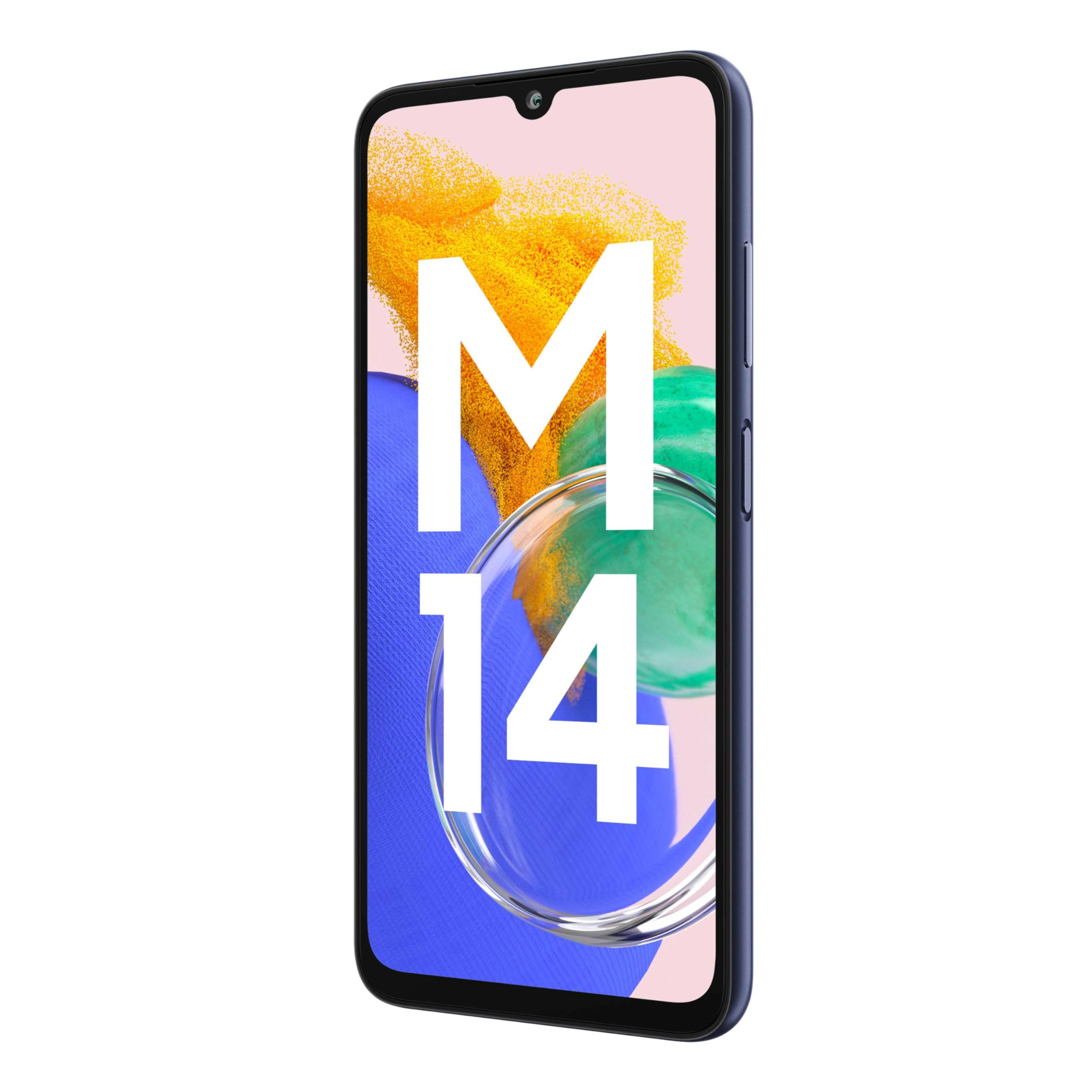 Samsung Galaxy M14 4G Sapphire Blue4GB64GB 50MP Triple Cam 5000mAh Battery Snapdragon 680 Processor 2 Gen OS Upgrade 4 Year Security Update 8GB RAM with RAM Plus Without Charger
