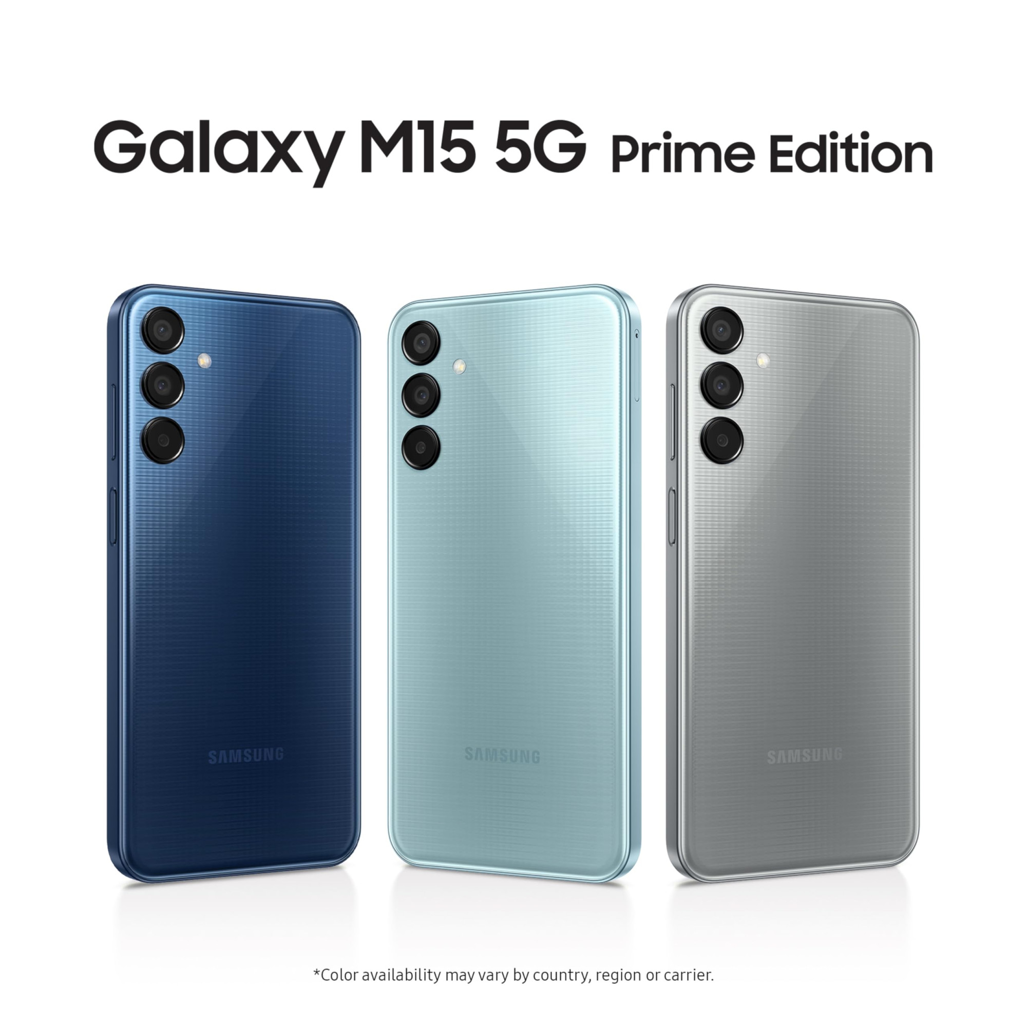 Samsung Galaxy M15 5G Prime Edition Celestial Blue6GB RAM128GB Storage Super AMOLED Display 50MP Triple Cam 6000mAh Battery MediaTek Dimensity 6100 4 Gen OS Upgrade 5 Year Security Update