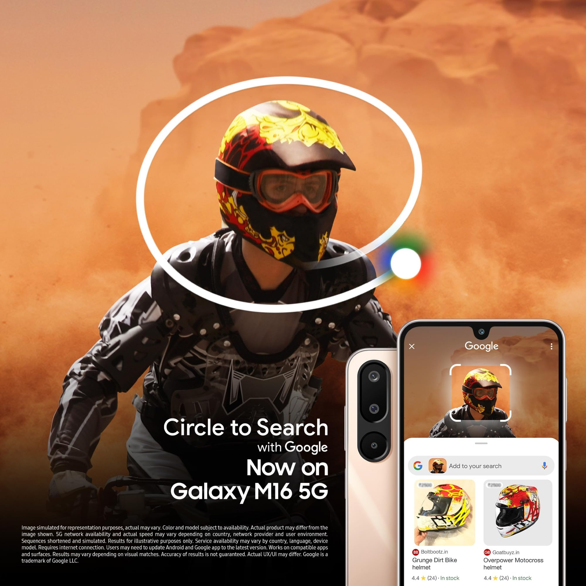 Samsung Galaxy M16 5G Blush Pink 4GB RAM 128 GB Storage MediaTek Dimensity 6300 AnTuTu Score 422K Super Amoled Display 25W Fast Charging 6 Gen of OS Upgrades Without Charger