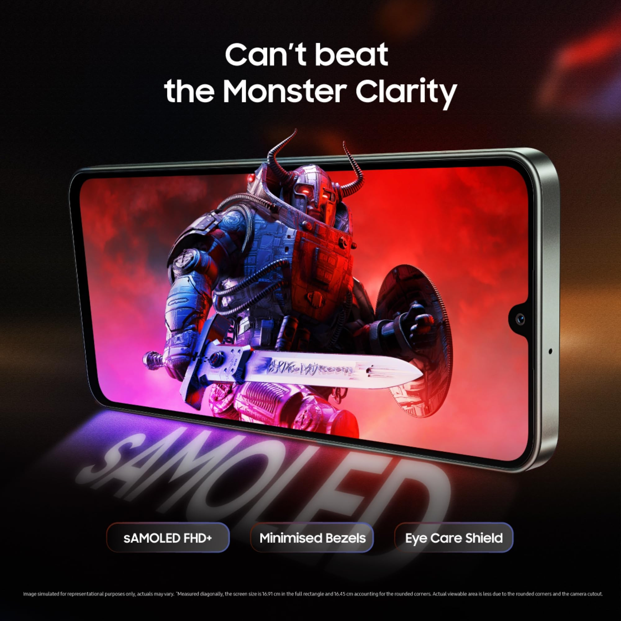 Samsung Galaxy M16 5G Mint Green 6GB RAM 128 GB Storage MediaTek Dimensity 6300 AnTuTu Score 422K Super Amoled Display 25W Fast Charging 6 Gen of OS Upgrades Without Charger