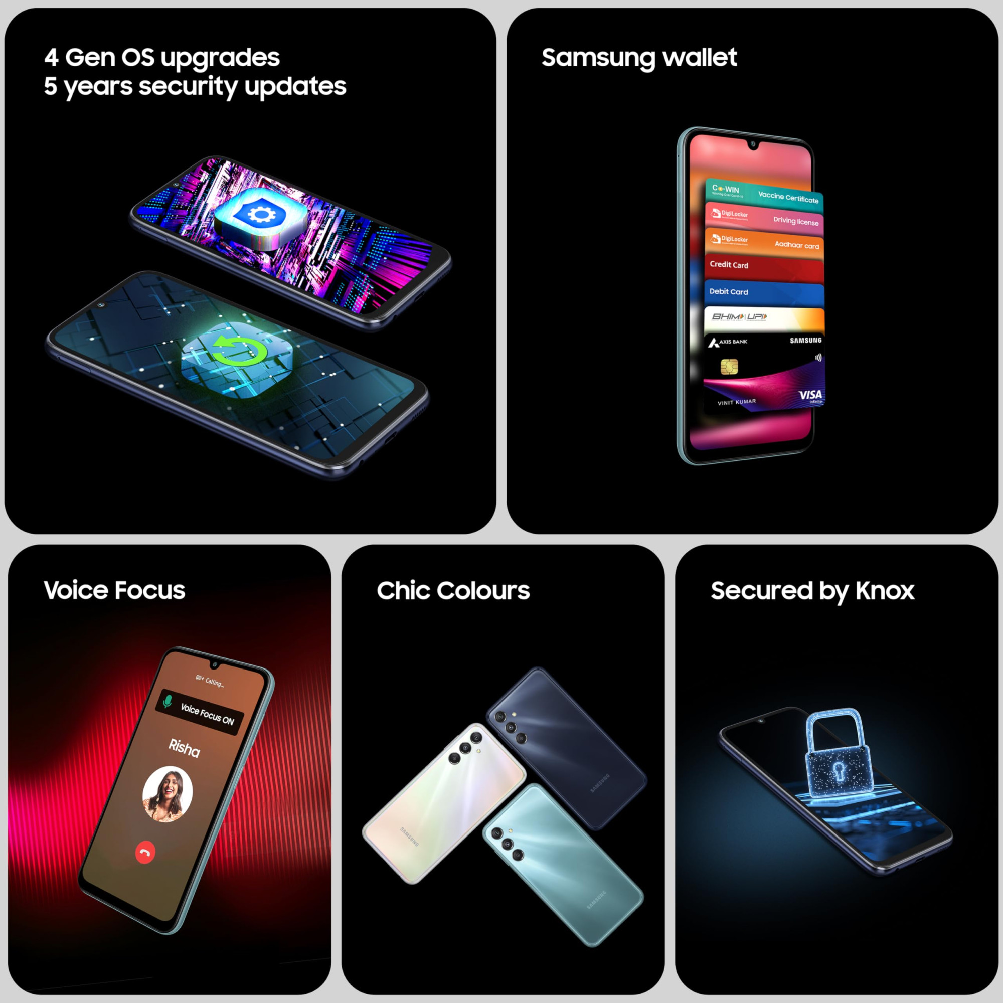 Samsung Galaxy M34 5G Prism Silver8GB128GB120Hz sAMOLED Display50MP Triple No Shake Cam6000 mAh Battery4 Gen OS Upgrade  5 Year Security Update16GB RAM with RAMAndroid 13Without Charger