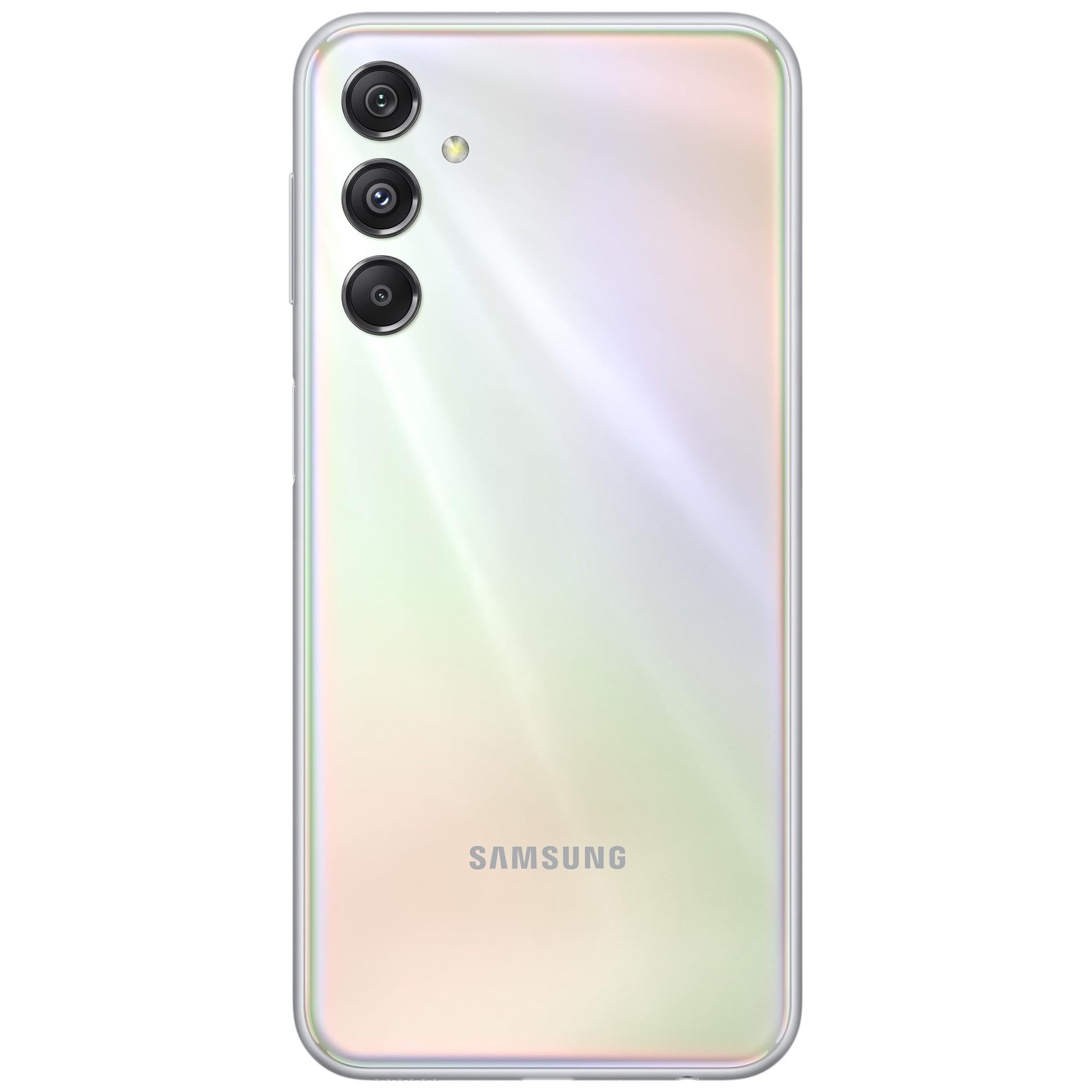 Samsung Galaxy M34 5G Prism Silver8GB128GB120Hz sAMOLED Display50MP Triple No Shake Cam6000 mAh Battery4 Gen OS Upgrade 5 Year Security Update16GB RAM with RAMAndroid 13Without Charger