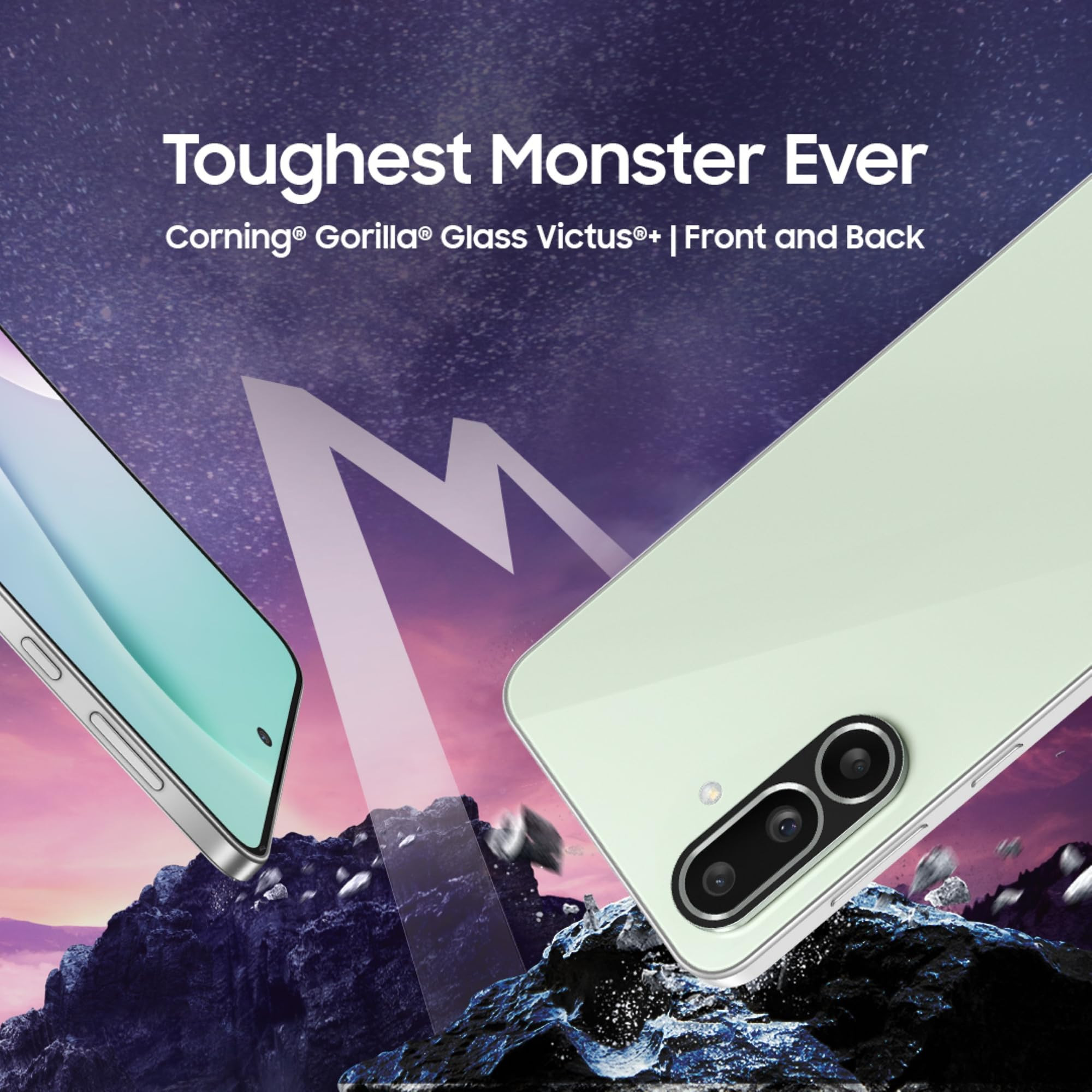 Samsung Galaxy M56 5G Black 8 GB RAM 128 GB Storage Slimmest Phone in The Segment Gorilla Glass Victus 10 Bit HDR Video Enhanced Nightography 4nm Processor Vapor Cooling Chamber