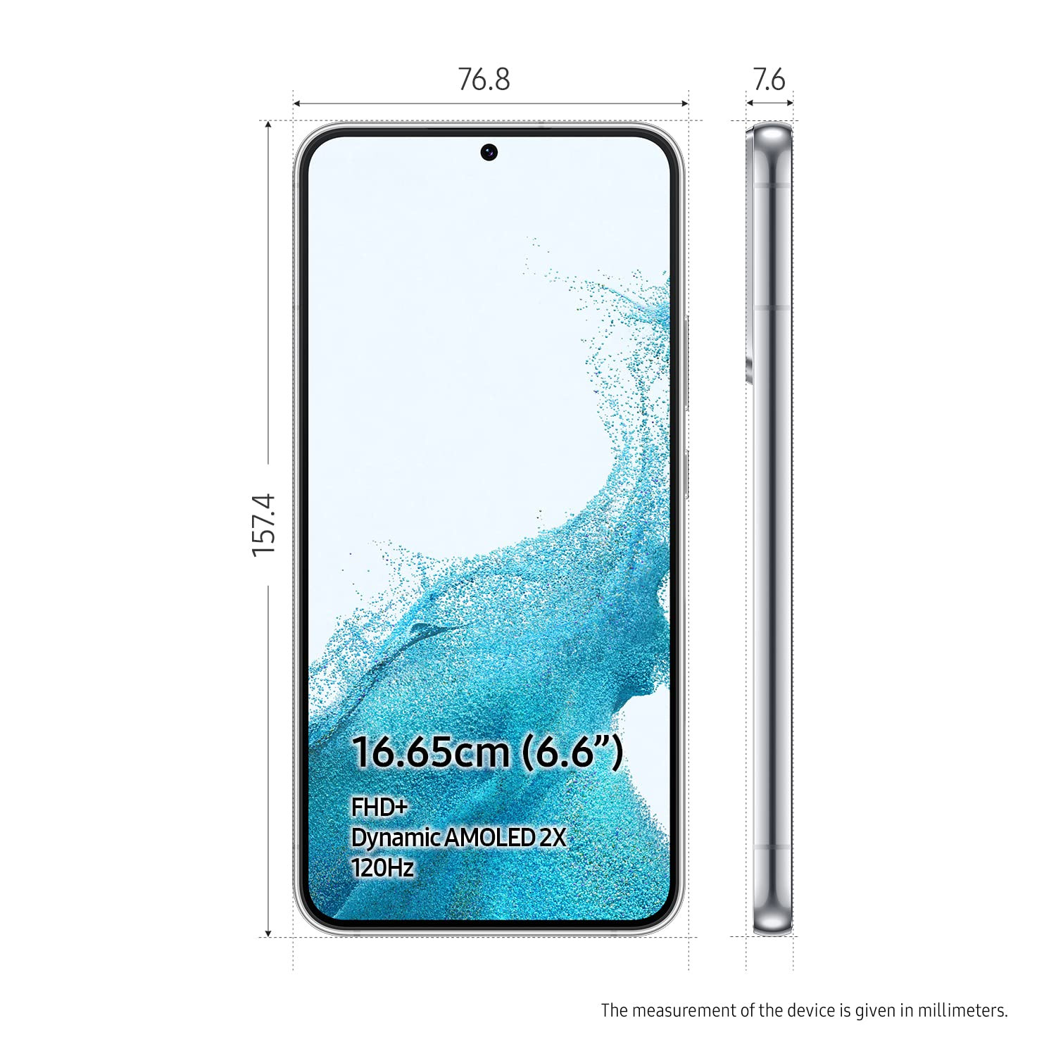 Samsung Galaxy S22 Plus 5G Phantom White 8GB 128GB Storage with No Cost EMIAdditional Exchange Offers