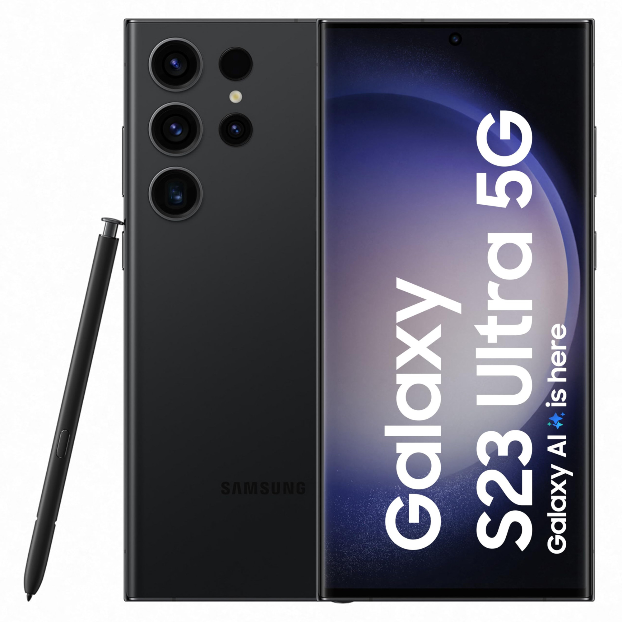 Samsung Galaxy S23 Ultra 5G AI Smartphone Phantom Black 12GB 256GB Storage