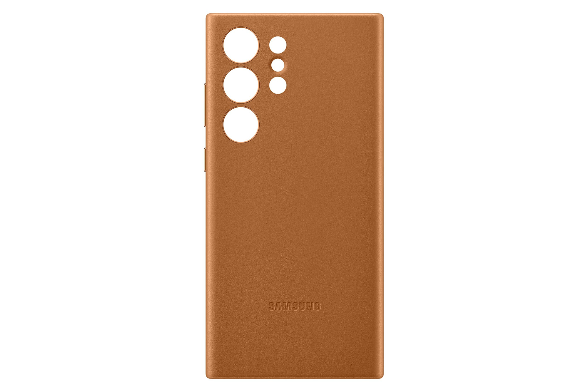 Samsung Galaxy S23 Ultra Leather Cover - Camel