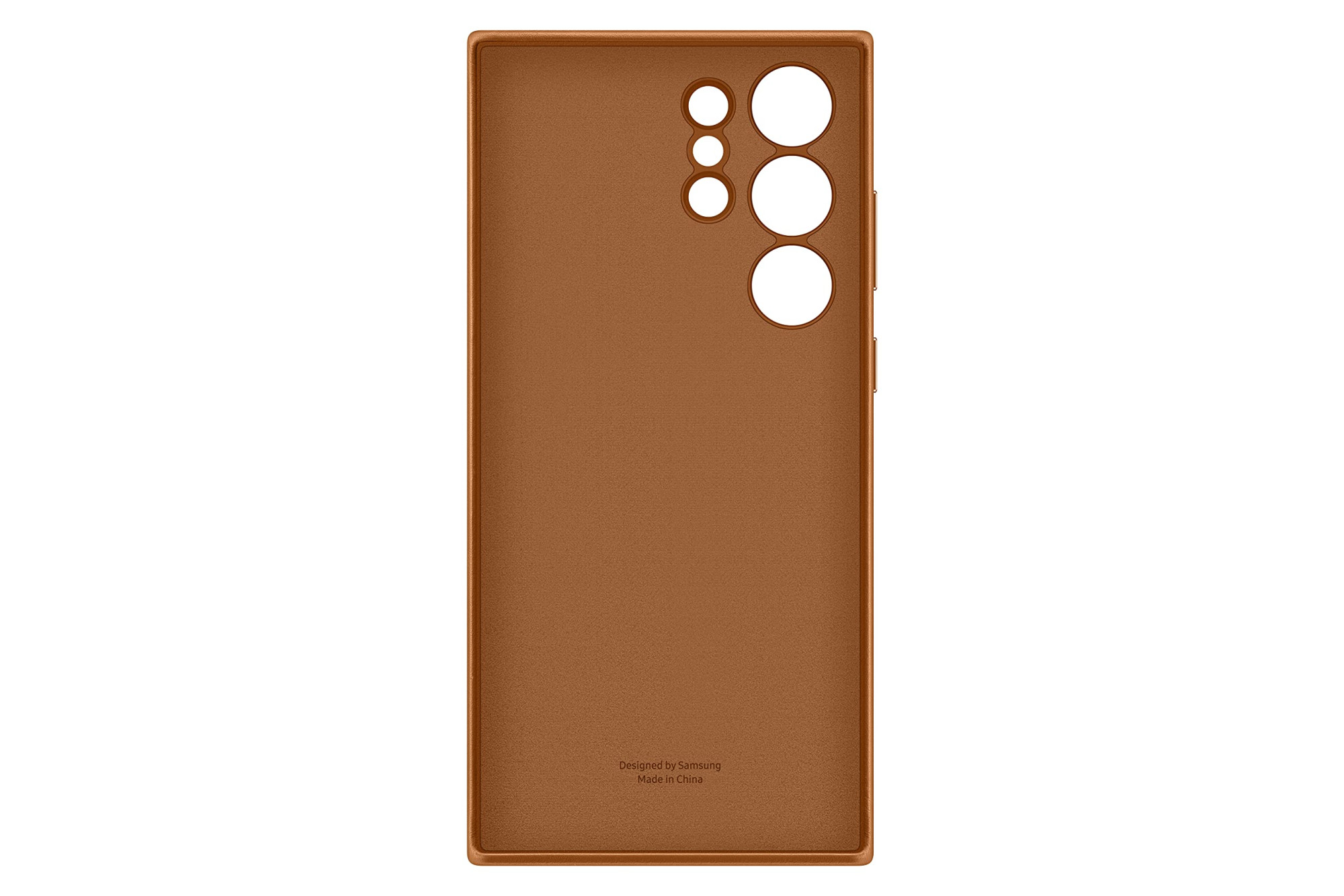 Samsung Galaxy S23 Ultra Leather Cover - Camel