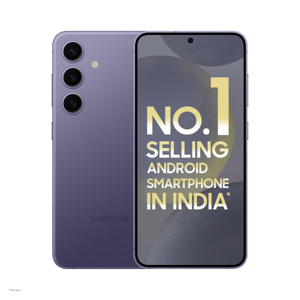 Image of Samsung Galaxy S24 5G AI Smartphone (Cobalt Violet, 8GB, 256GB Storage)
