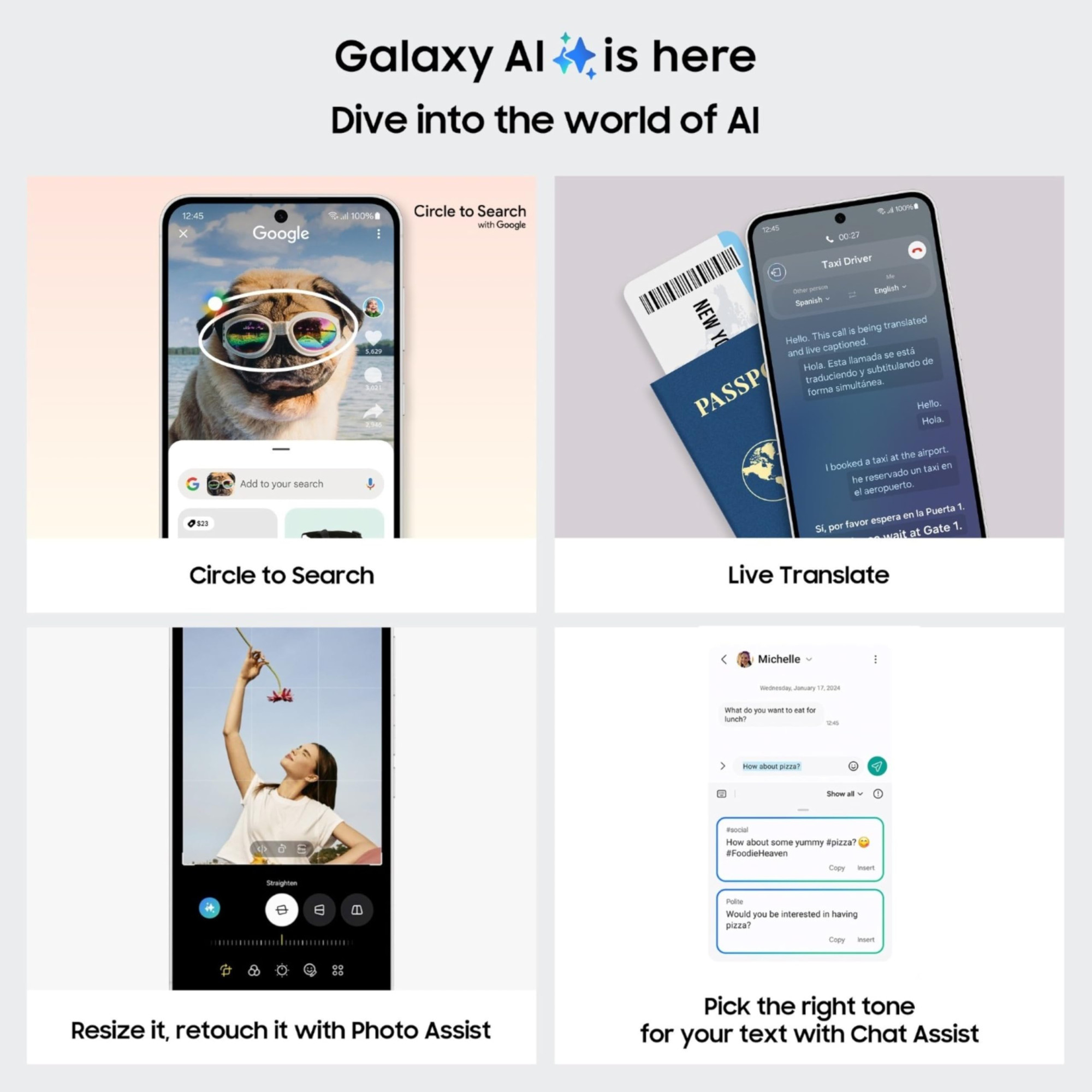 Samsung Galaxy S24 FE 5G AI Smartphone Graphite 8GB RAM 128GB Storage