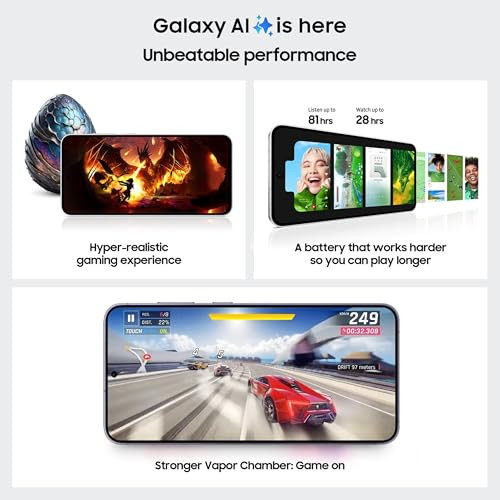 Samsung Galaxy S24 FE 5G AI Smartphone Graphite 8GB RAM 128GB Storage