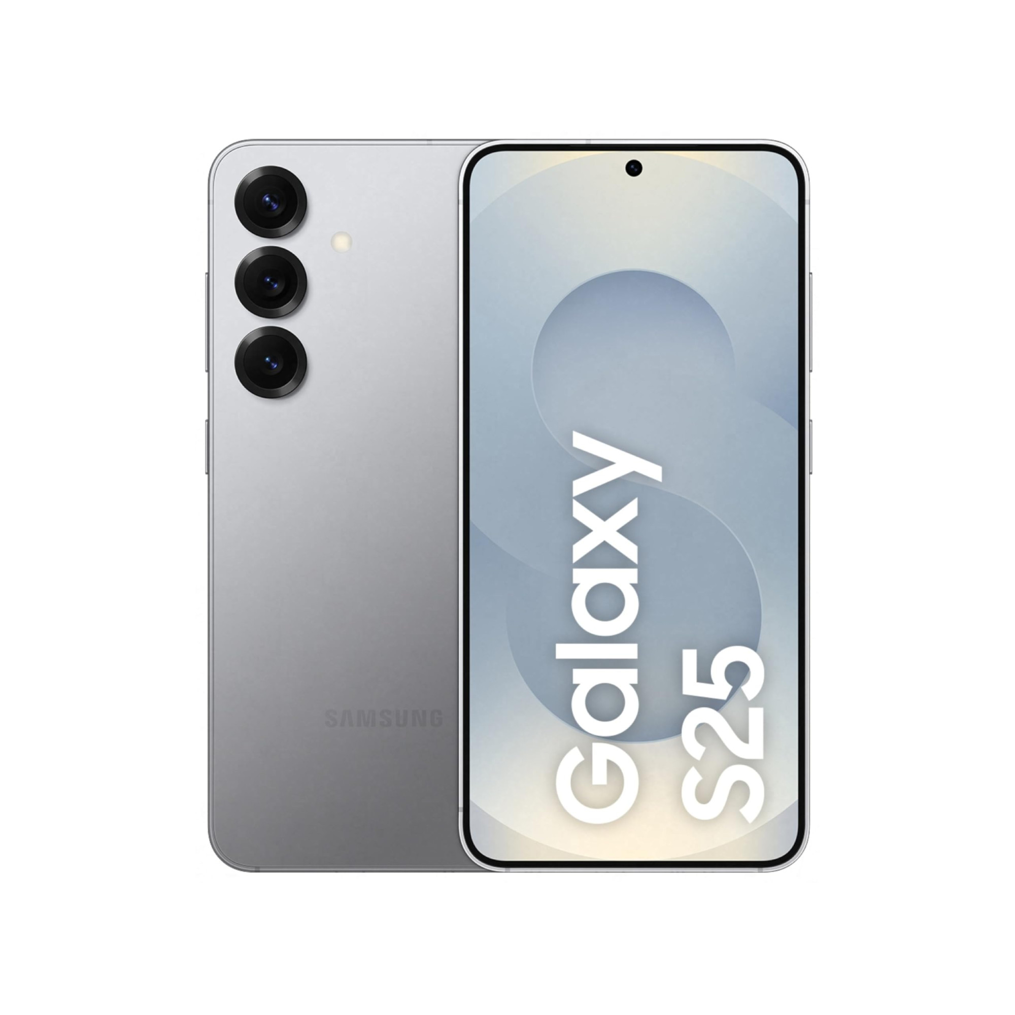 Samsung Galaxy S25 5G Smartphone with Galaxy AI Silver Shadow 12GB RAM 256GB Storage Snapdragon 8 Elite 50 MP Camera with ProVisual Engine and 4000mAh Battery