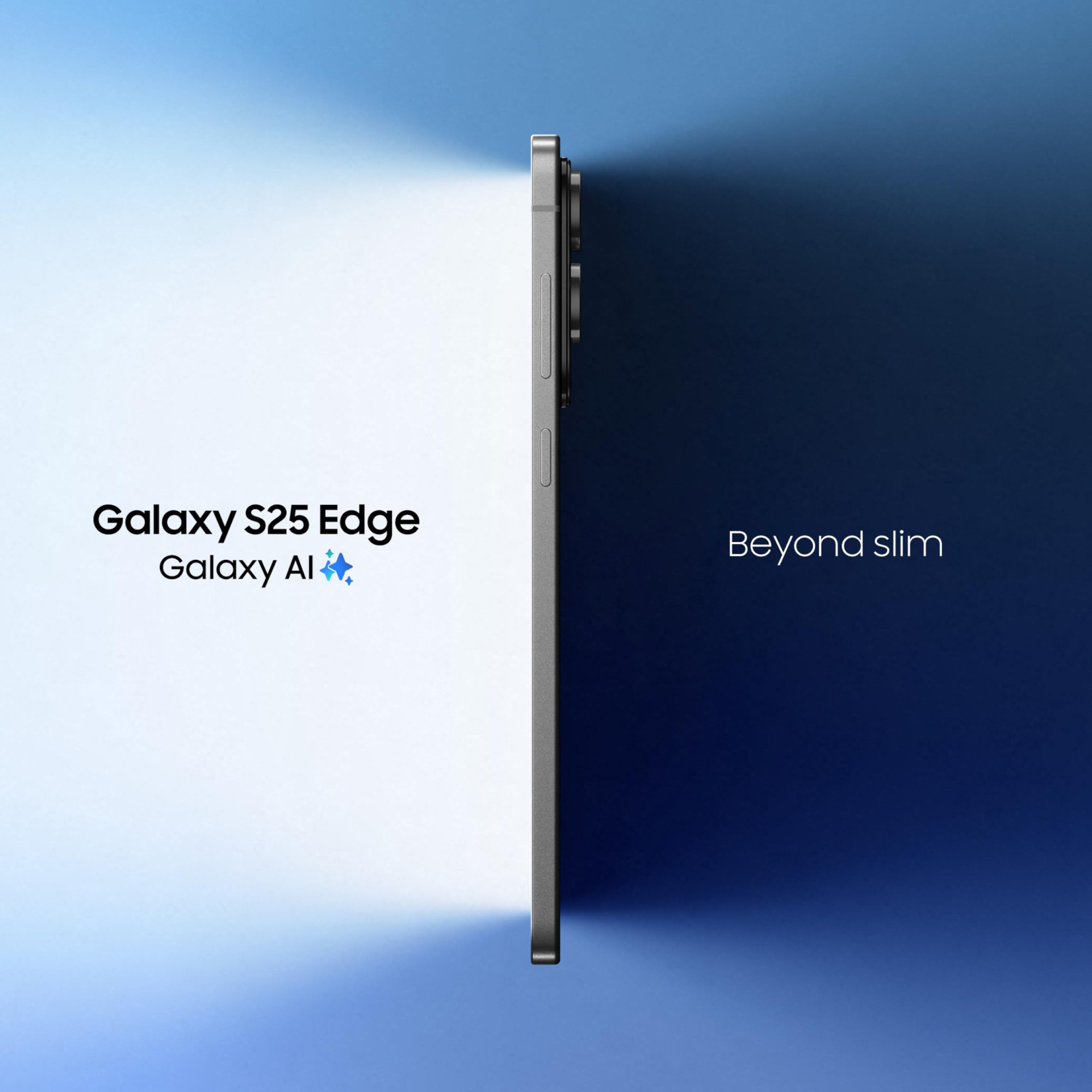 Samsung Galaxy S25 Edge 5G AI Smartphone Titanium JetBlack 12GB RAM 256GB Storage Precision Built with Titanium Ultra-Sleek and Premium with a 200 MP Camera Snapdragon 8 Elite for Galaxy