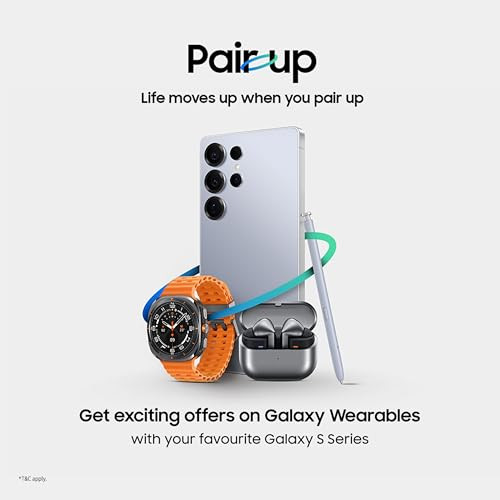 Samsung Galaxy S25 Ultra 5G AI Smartphone Titanium Silverblue 12GB RAM 256GB Storage 200MP Camera S Pen Included Long Battery Life