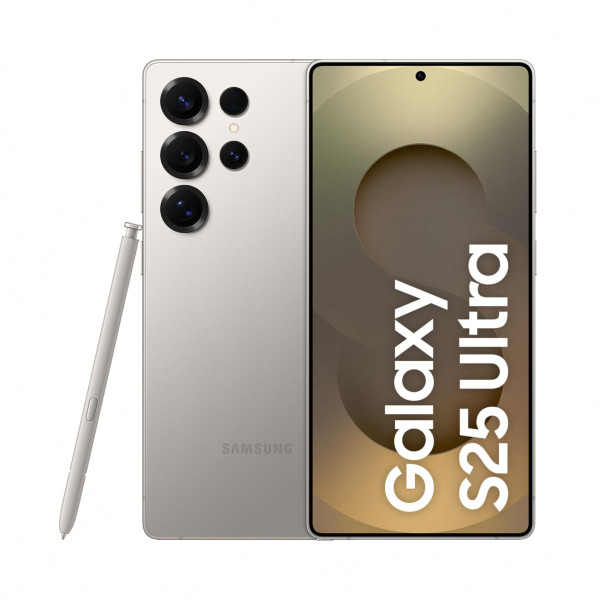 Image of Samsung Galaxy S25 Ultra 5G Smartphone with Galaxy AI (Titanium Gray, 12GB RAM, 512GB Storage), Titanium Frame, Snapdragon 8 Elite, 200 MP Camera with ProVisual Engine and 5000mAh Battery