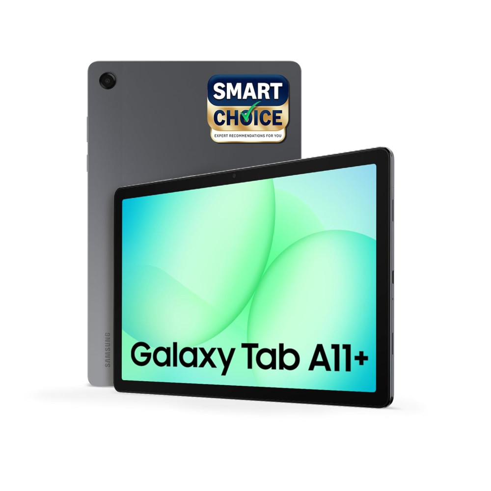 Image of Samsung Galaxy Tab A11+ [Smartchoice], 27.82 cm (11 inch) Display, 8 GB RAM, 256 GB Storage, 90Hz Refresh Rate, AI with Google Gemini, Dolby Atmos, Quad Speakers, Wi-Fi + 5G Tablet, Gray