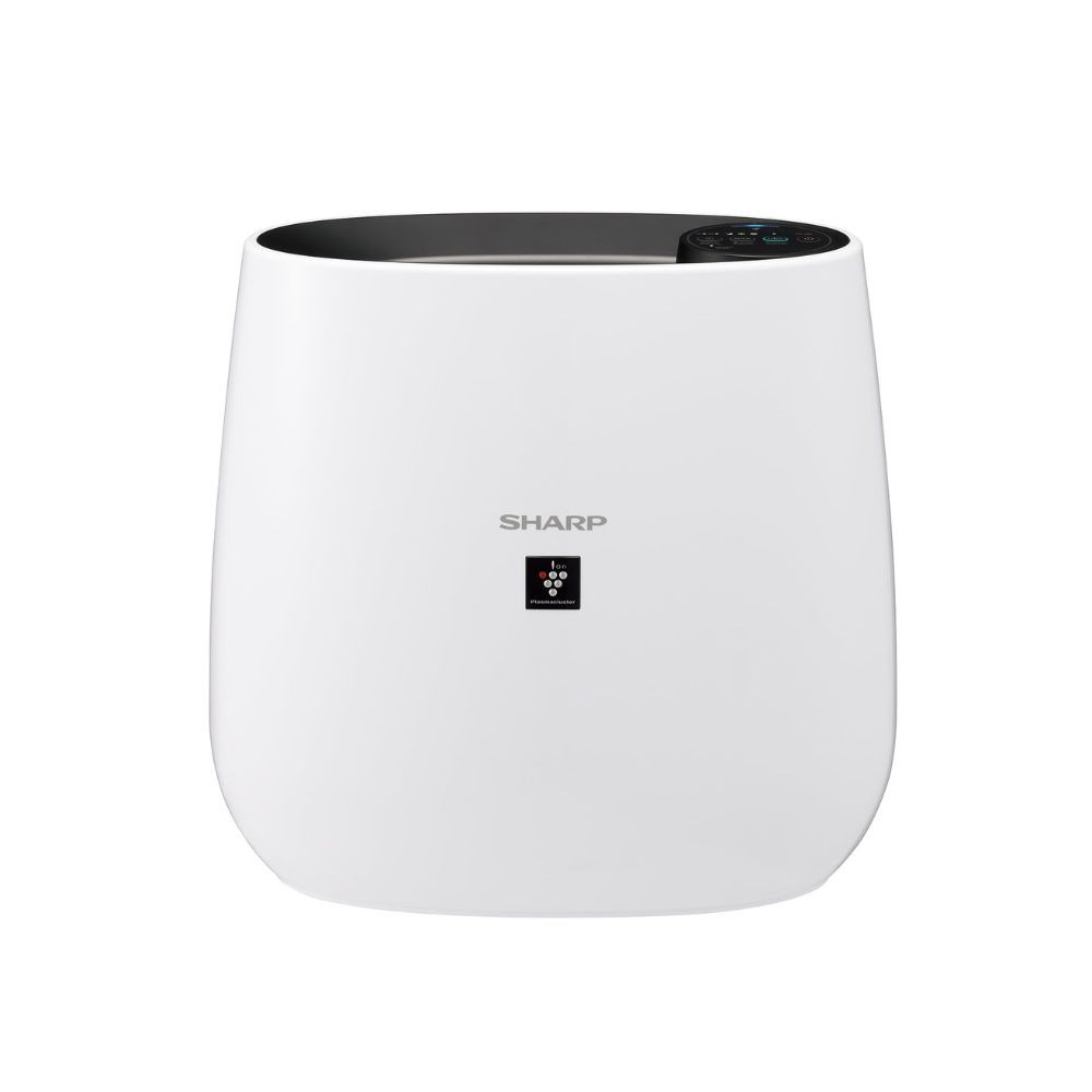 Sharp Air Purifier for Home Office with Plasmacluster Removes Bacteria Virus Mold VOCs I JAPAN TECHNOLOGY I Traps 9997 Pollutants I HEPA Carbon Pre Filter I 250 sqft I FP-JA30M-B I White
