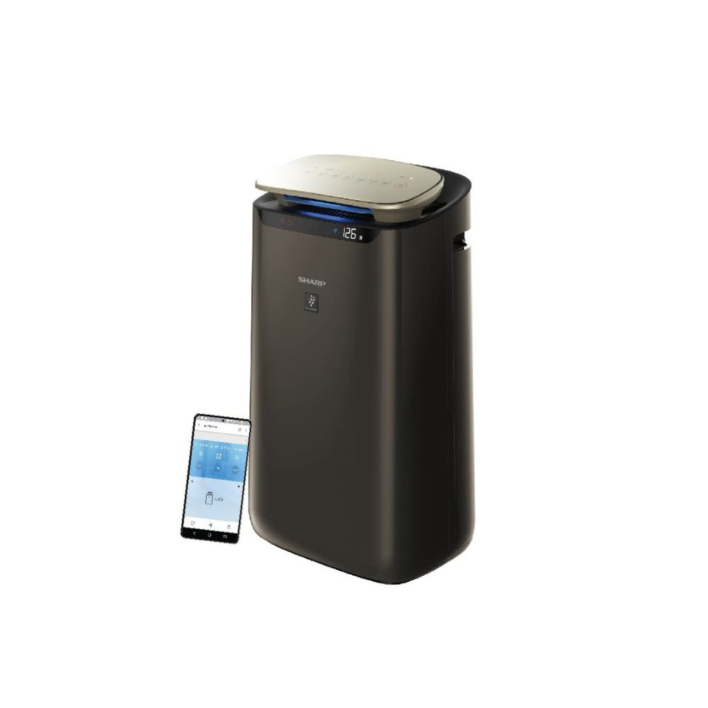SHARP Air Purifier for Room FX-J80M-H with Plasmacluster Removes Bacteria Virus Odor Mold VOCs I WiFi I HEPA H14  Carbon  Pre Filter JAPAN TECHNOLOGY I Traps 9997 Pollutants I 680 Sq Ft