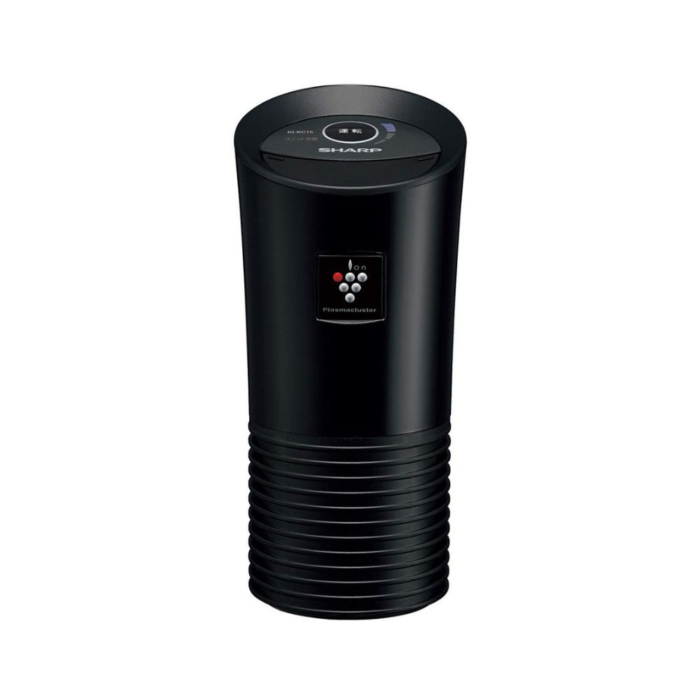 Image of Sharp IG-KC15-BB Plasmacluster Ion Generator for Cars, Cup Type, High Concentration, 25,000, Deodorizing, Black